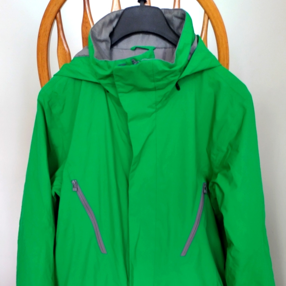 Burton Snow Ski Snowboard Jacket Sz L Green Kelly Mountain Dew